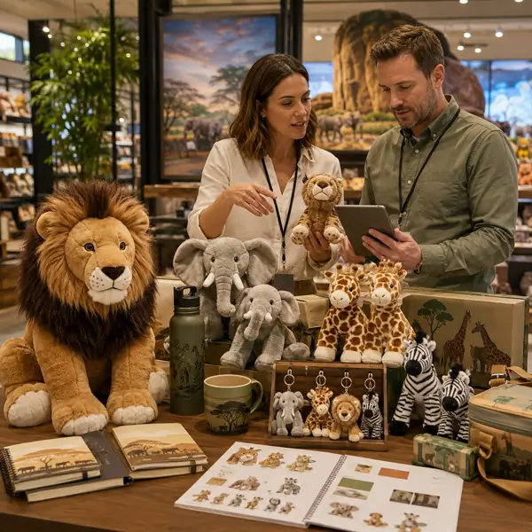 Theme park souvenir collection planning for a new attraction or seasonal launch
